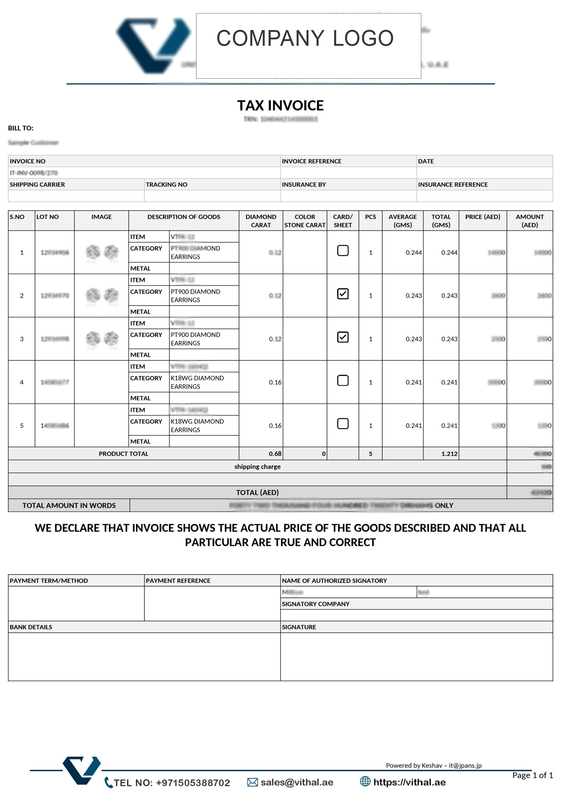 Local Invoice